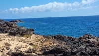 Das tiefblaue Meer.